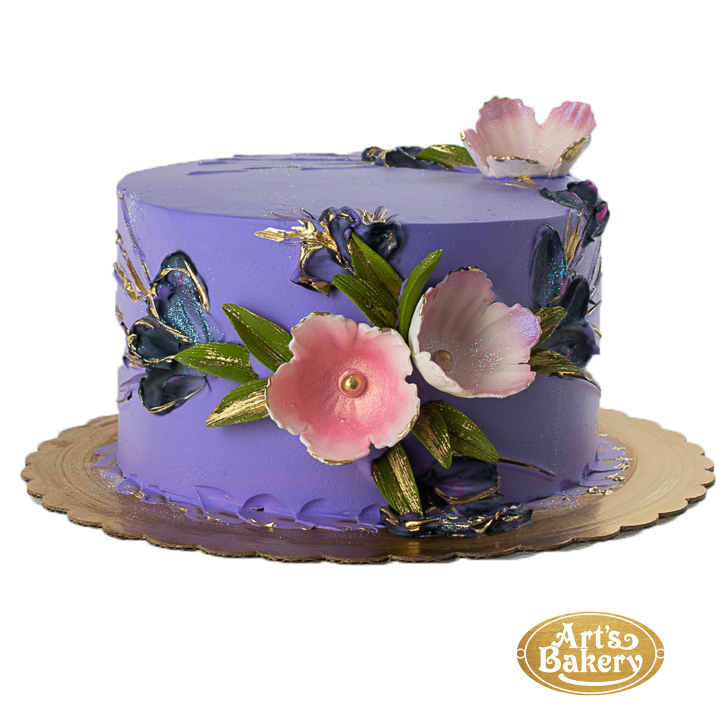 Purple Flower Cake 129