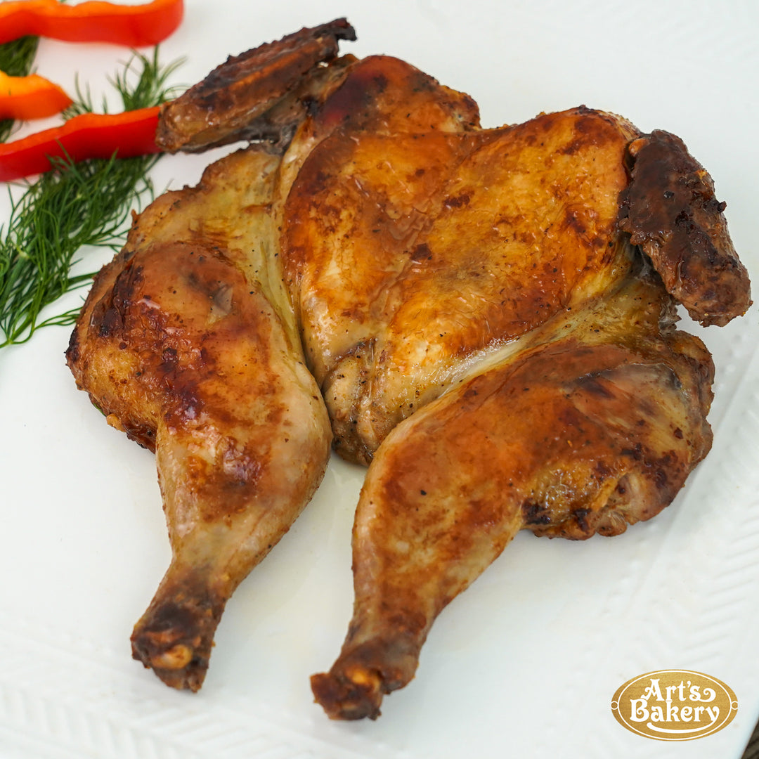 Arts Bakery Glendale Fried Cornish Hen Chicken with 2 Sides