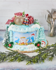 New Year Theme Cake 05