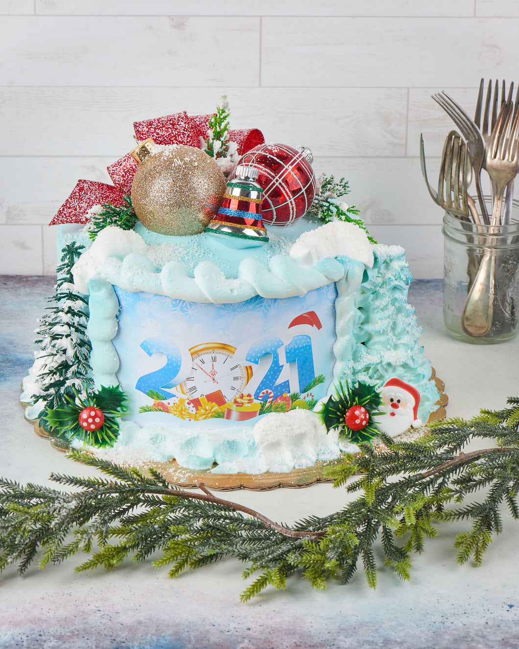 New Year Theme Cake 05