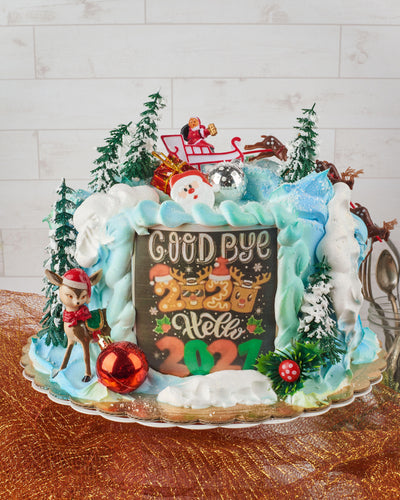 New Year Theme Cake 07